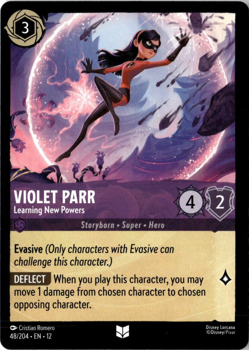 2026 Disney Lorcana En 12 Violet Parr graded slab