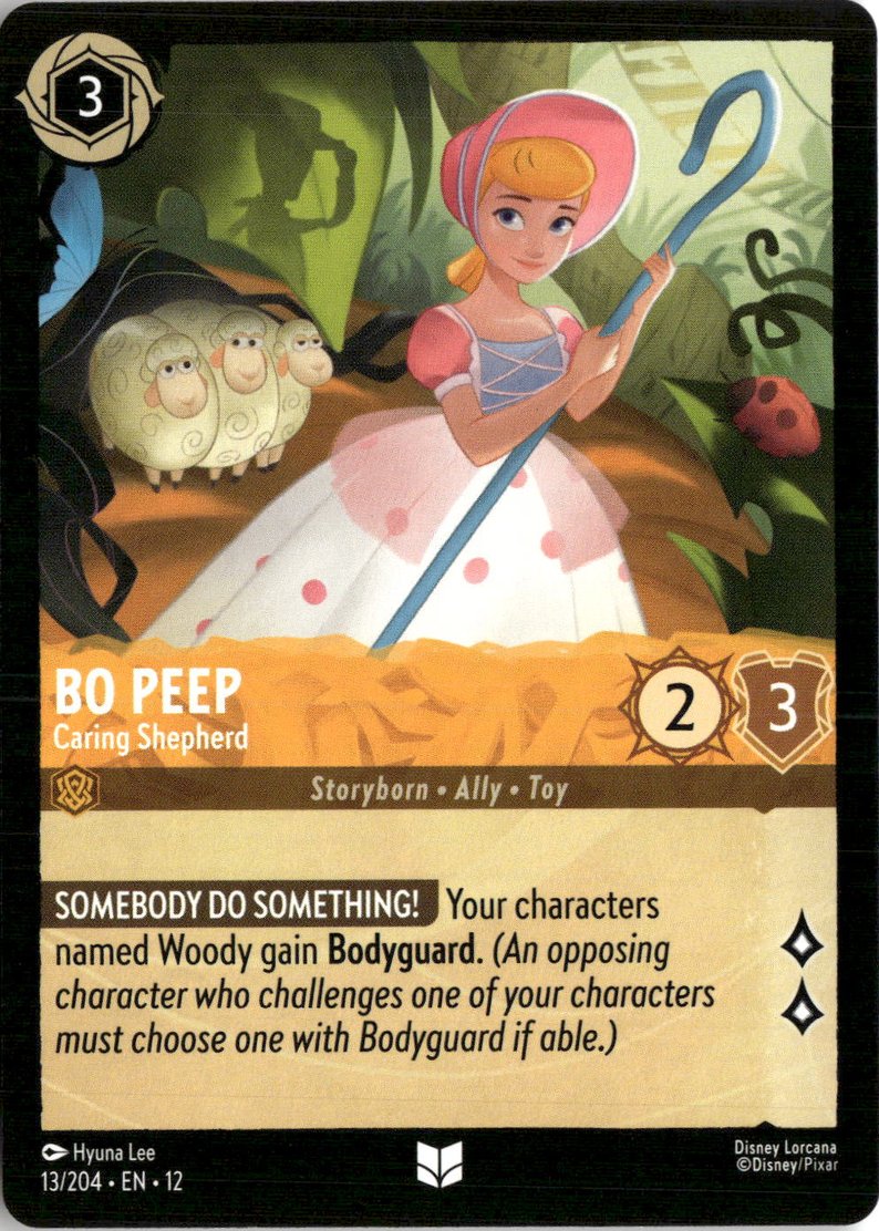 2026 Disney Lorcana En 12 Bo Peep graded slab