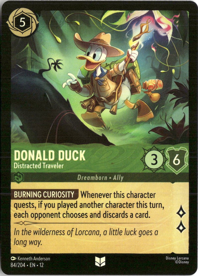 2026 Disney Lorcana En 12 Donald Duck graded slab