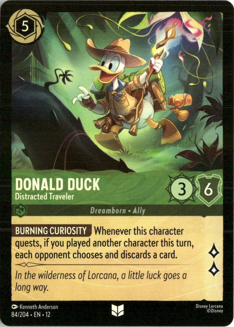 2026 Disney Lorcana En 12 Donald Duck graded slab