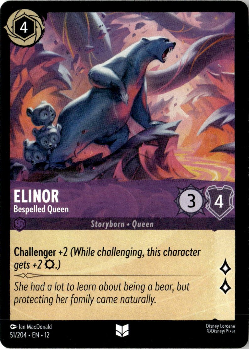 2026 Disney Lorcana En 12 Elinor graded slab