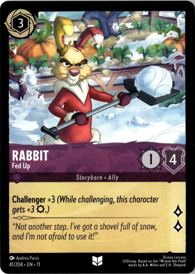 2026 Disney Lorcana En 12 Rabbit graded slab