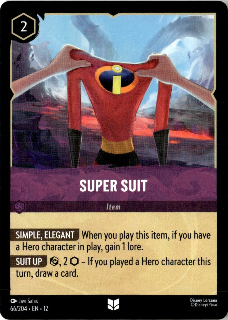2026 Disney Lorcana En 12 Super Suit graded slab