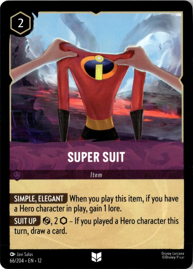 2026 Disney Lorcana En 12 Super Suit graded slab
