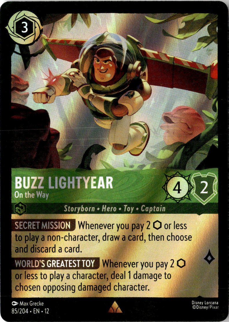 Buzz Lightyear graded slab