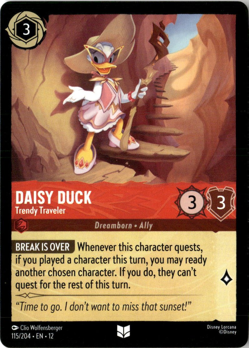 2026 Disney Lorcana En 12 Daisy Duck graded slab