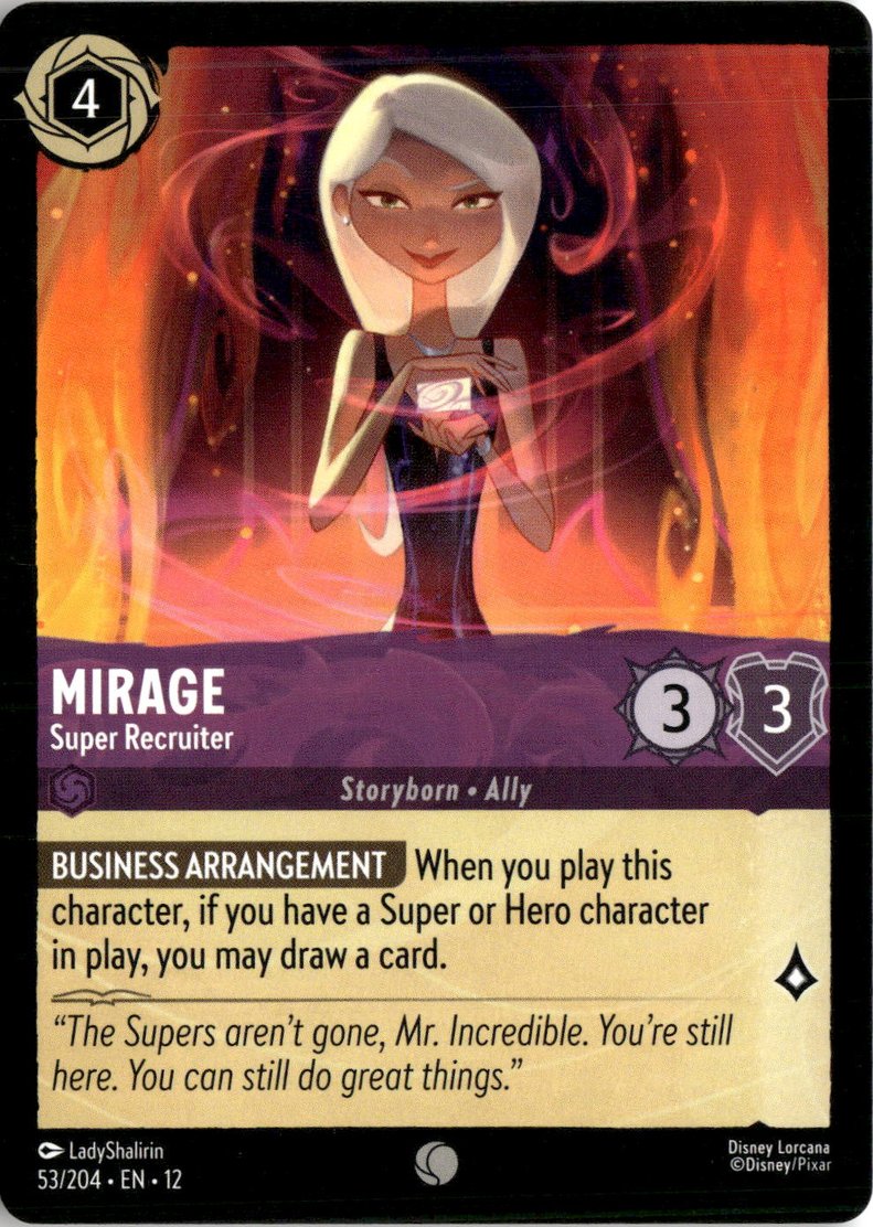 2026 Disney Lorcana En 12 Mirage graded slab