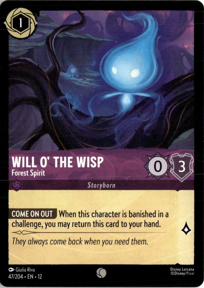 2026 Disney Lorcana En 12 Will O' The Wisp graded slab