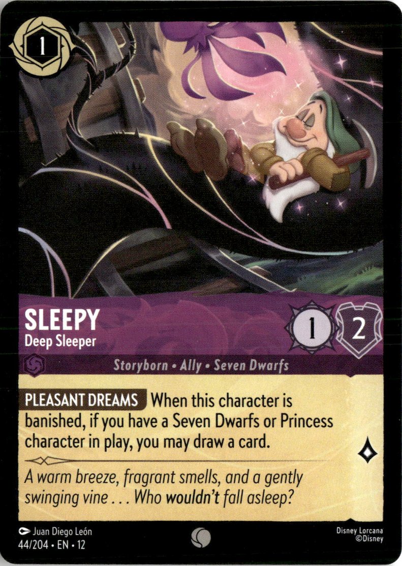 2026 Disney Lorcana En 12 Sleepy graded slab