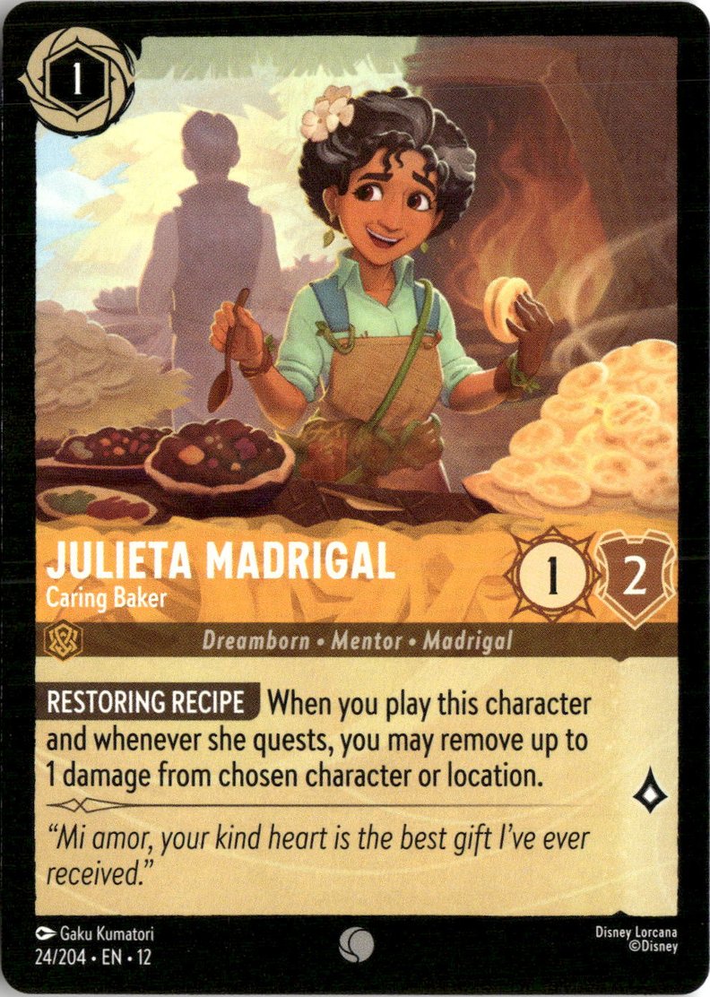 2026 Disney Lorcana En 12 Julieta Madrigal graded slab