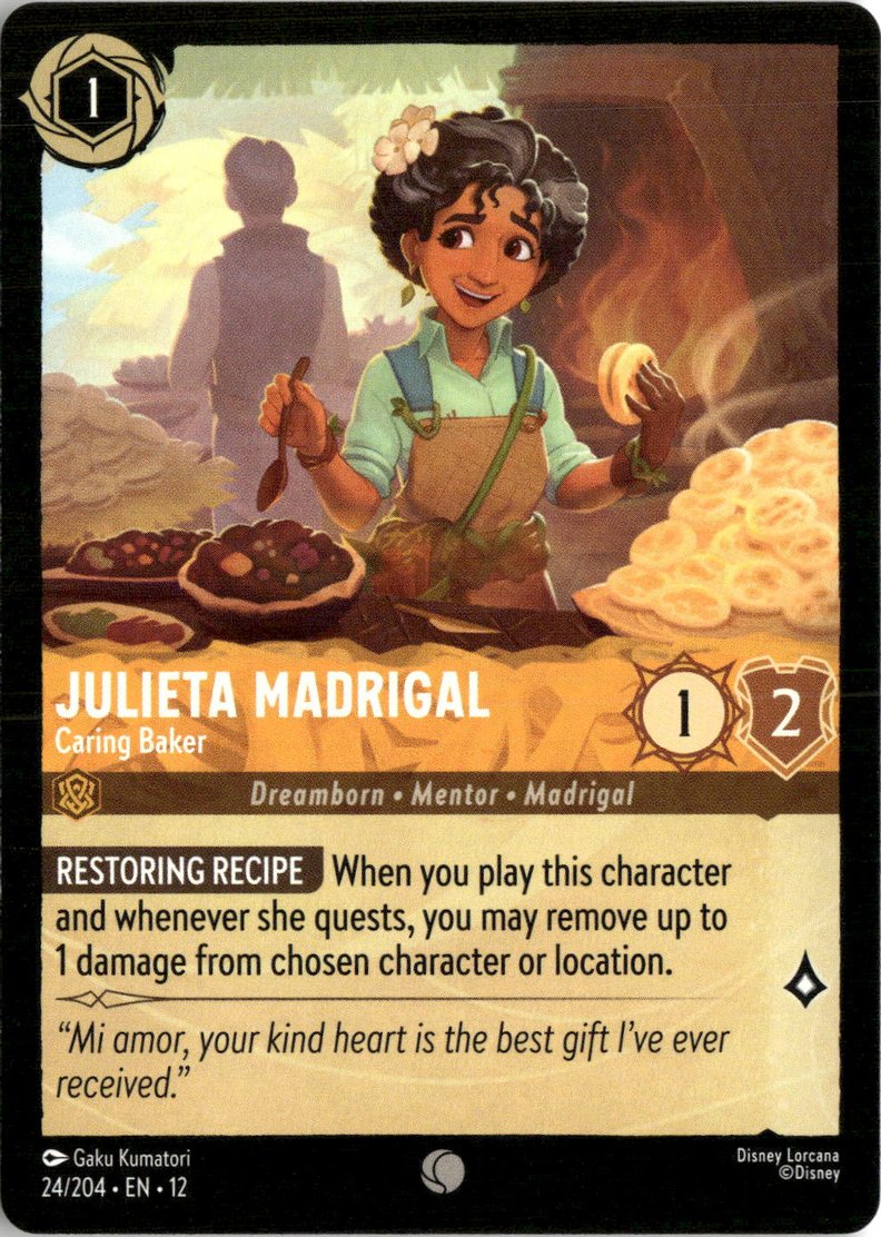 2026 Disney Lorcana En 12 Julieta Madrigal graded slab