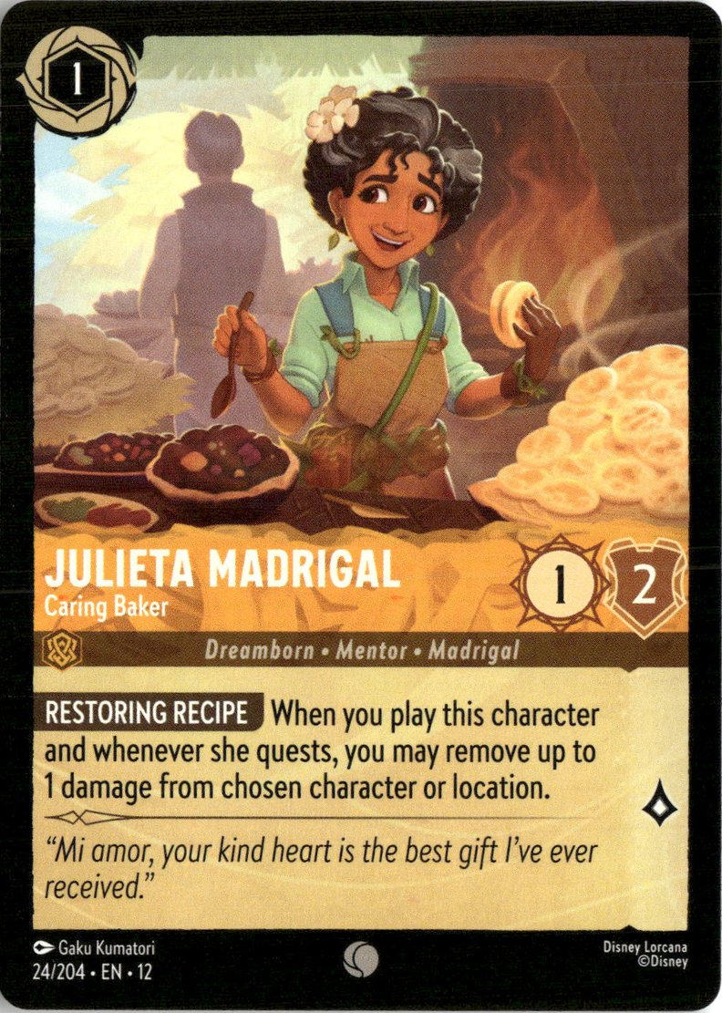 2026 Disney Lorcana En 12 Julieta Madrigal graded slab