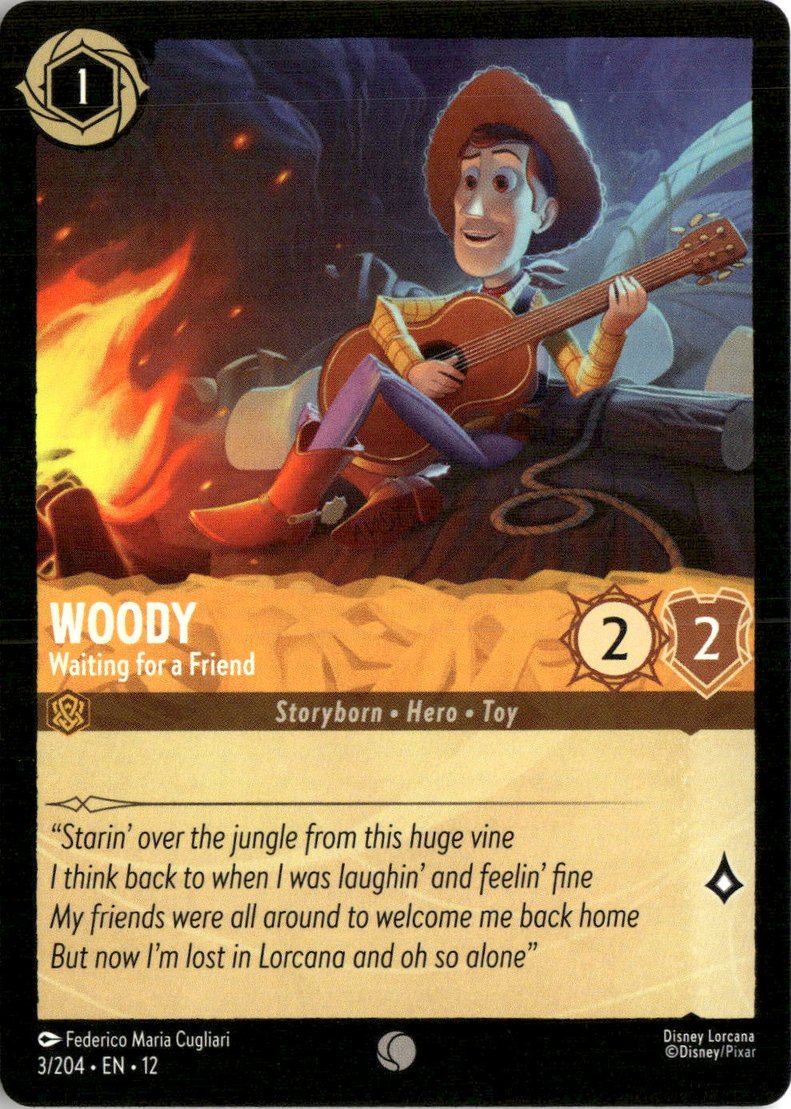 2026 Disney Lorcana En 12 Woody graded slab