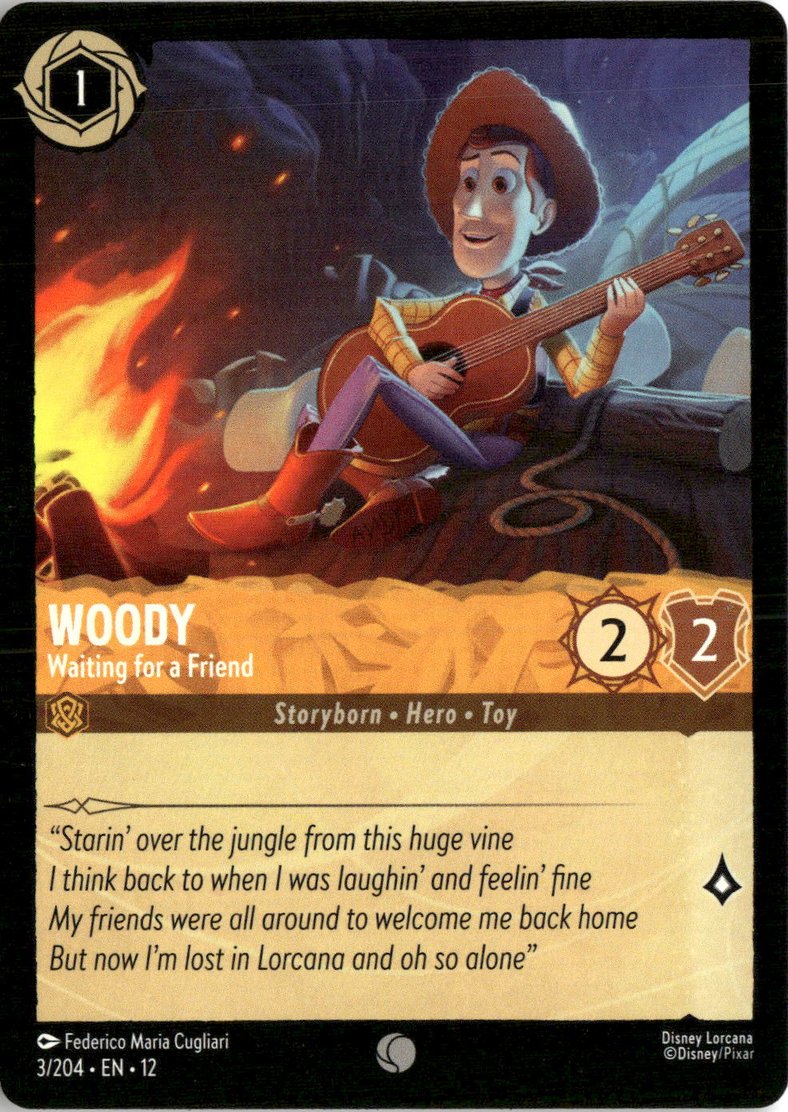2026 Disney Lorcana En 12 Woody graded slab