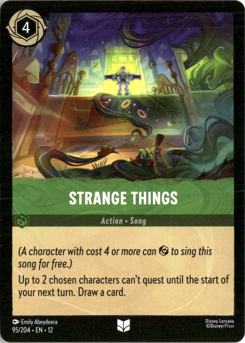 2026 Disney Lorcana En 12 Strange Things graded slab