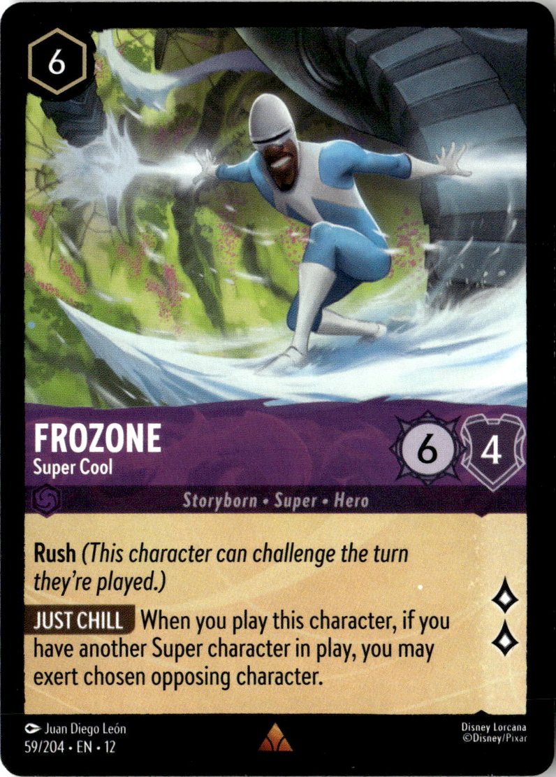 2026 Disney Lorcana En 12 Frozone graded slab