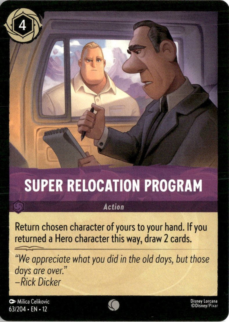 2026 Disney Lorcana En 12 Super Relocation Program graded slab