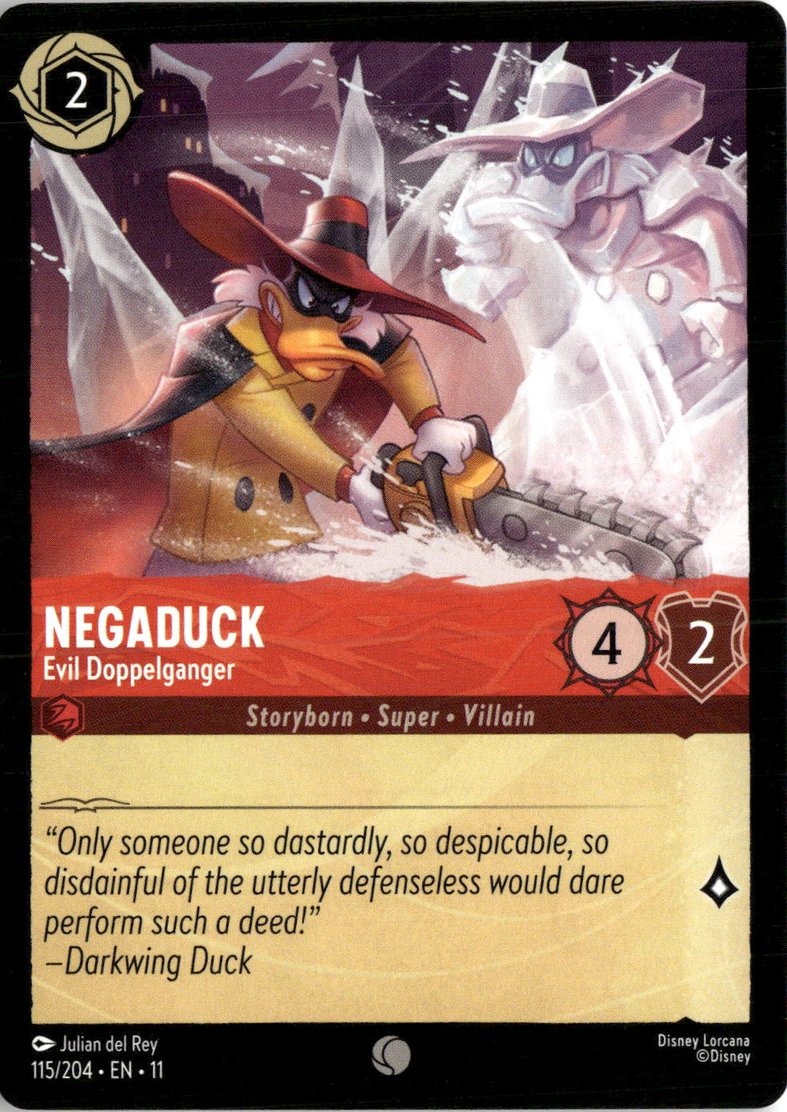 2026 Disney Lorcana En 12 Negaduck graded slab