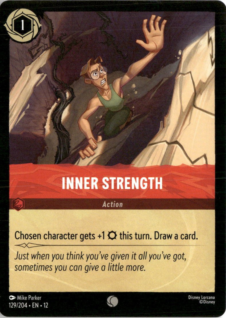 2026 Disney Lorcana En 12 Inner Strength graded slab