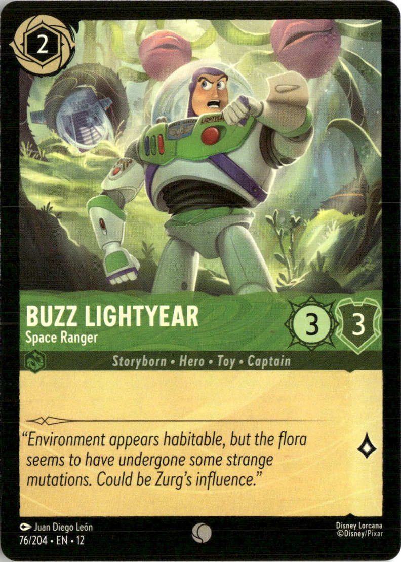 2026 Disney Lorcana En 12 Buzz Lightyear graded slab