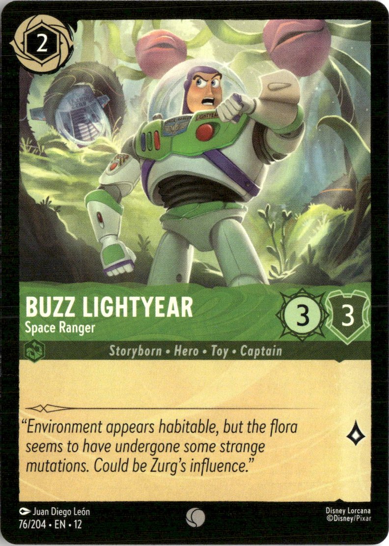 Buzz Lightyear graded slab