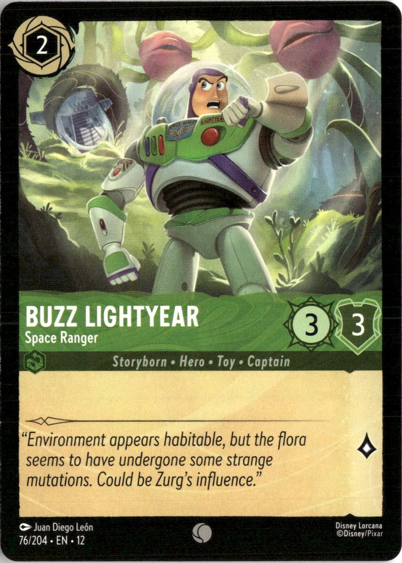 2026 Disney Lorcana En 12 Buzz Lightyear graded slab