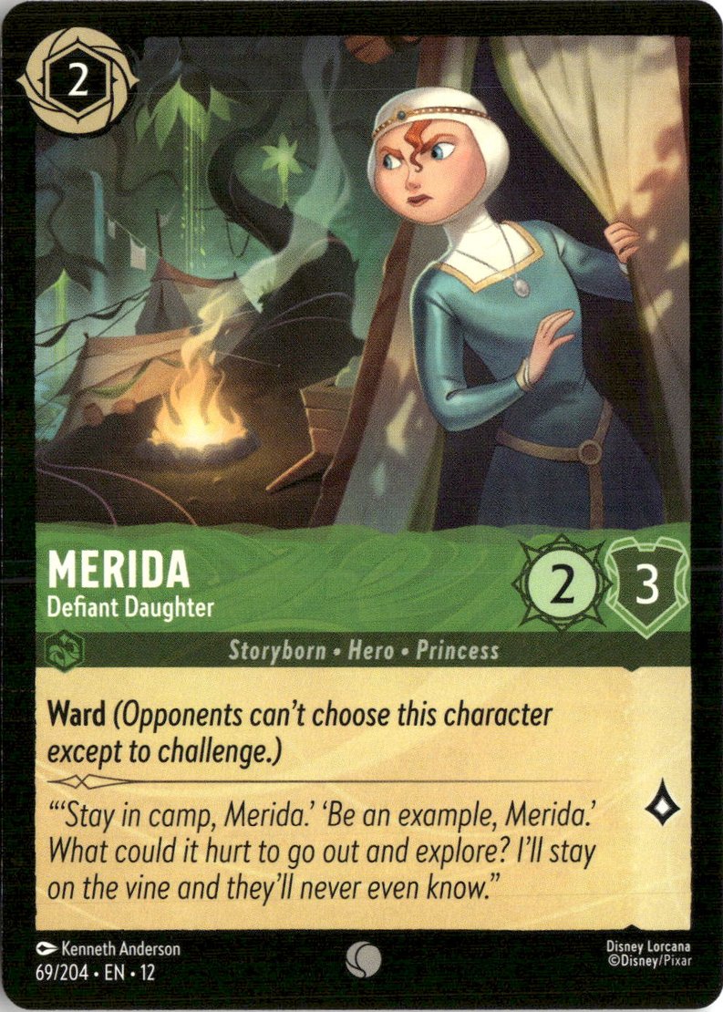 2026 Disney Lorcana En 12 Merida graded slab
