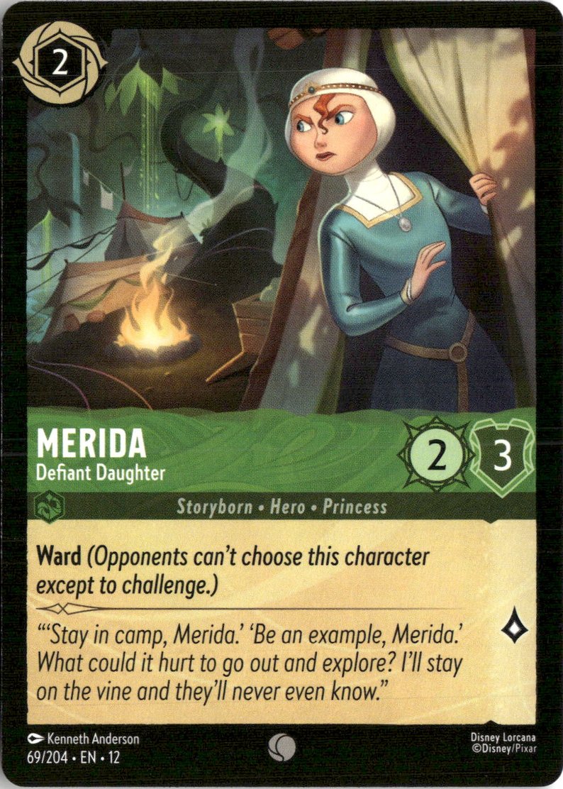 2026 Disney Lorcana En 12 Merida graded slab