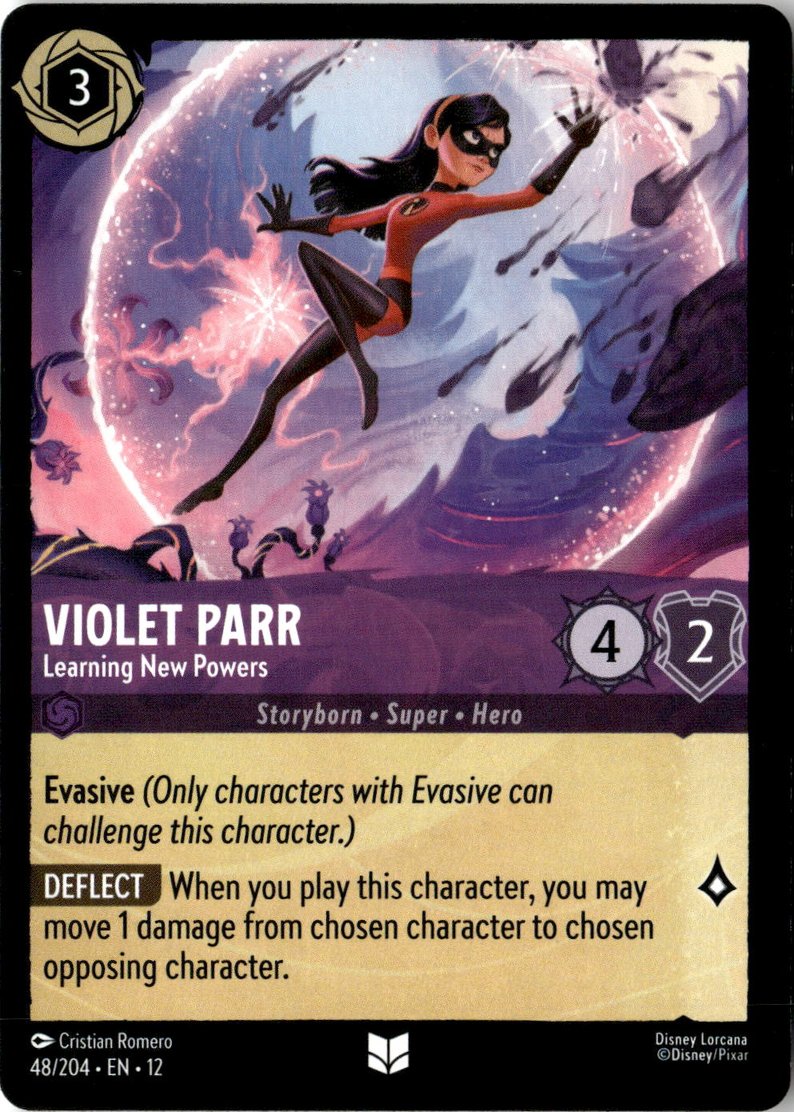 2026 Disney Lorcana En 12 Violet Parr graded slab
