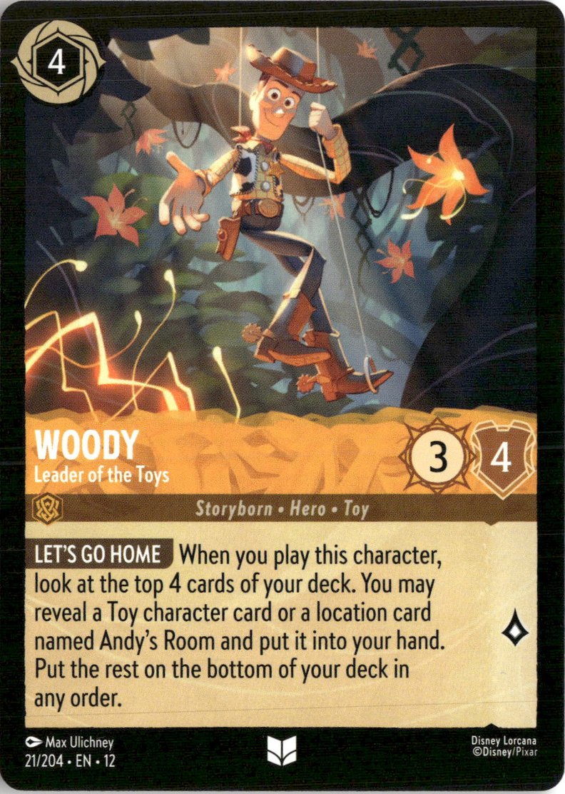 2026 Disney Lorcana En 12 Woody graded slab