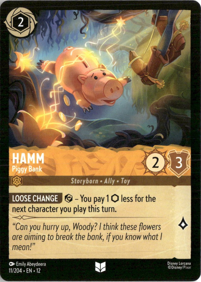 2026 Disney Lorcana En 12 Hamm graded slab