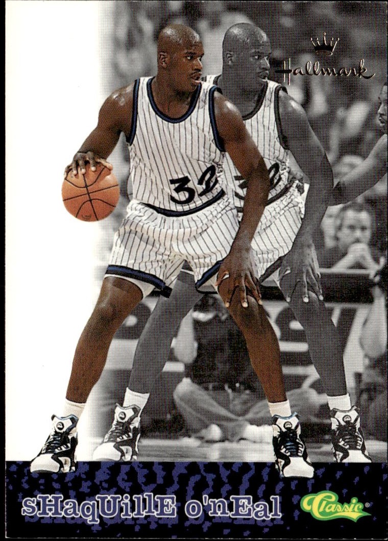 1995 Hallmark Shaquille O'Neal graded slab