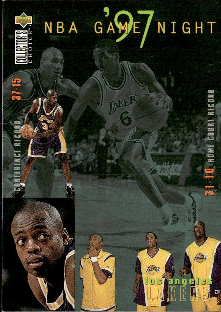 1997 Collector'S Choice Los Angeles Lakers graded slab