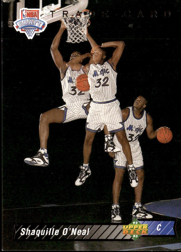 1992 Upper Deck Shaquille O'Neal graded slab