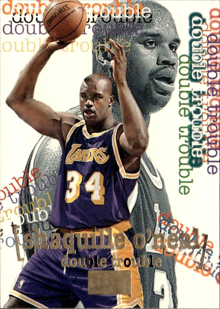 1996 Skybox Premium Shaquille O'Neal graded slab
