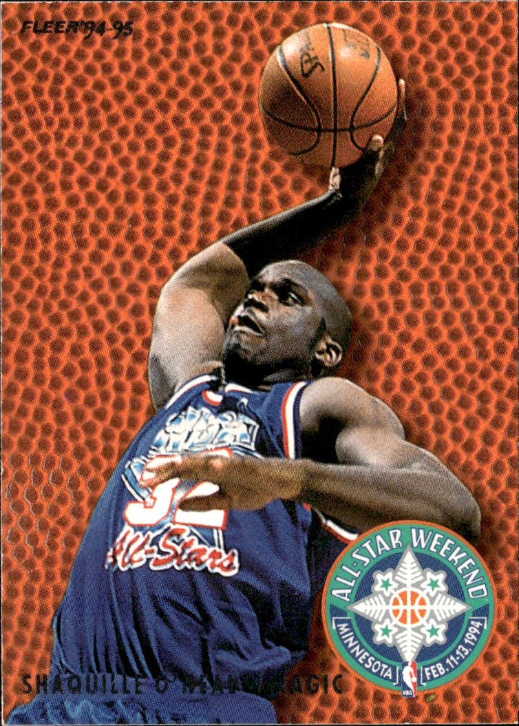 1994 Fleer All Stars Shaquille O'Neal graded slab