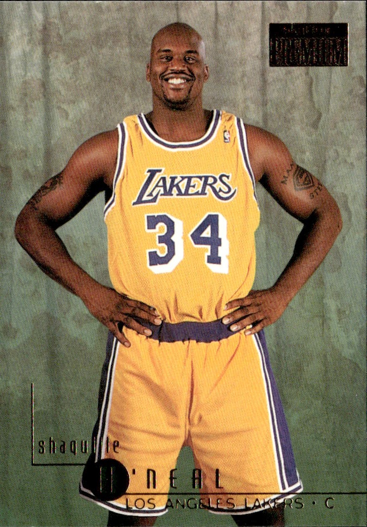 1996 Skybox Premium Shaquille O'Neal graded slab