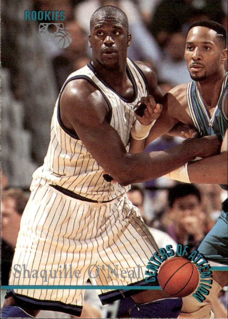 1995 Classic Shaquille O'Neal graded slab