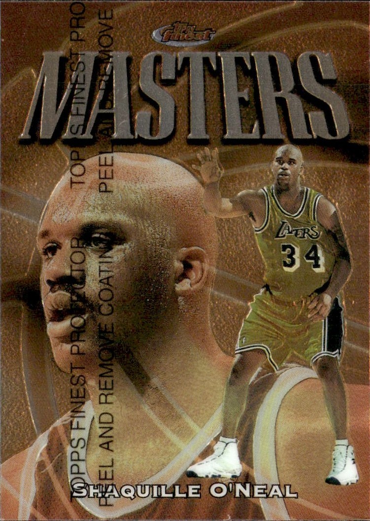 1997 Finest Shaquille O'Neal graded slab