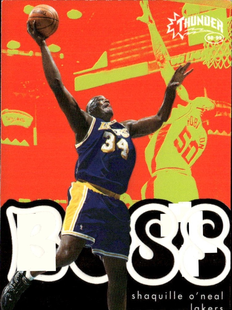 1998 Skybox Thunder Shaquille O'Neal graded slab