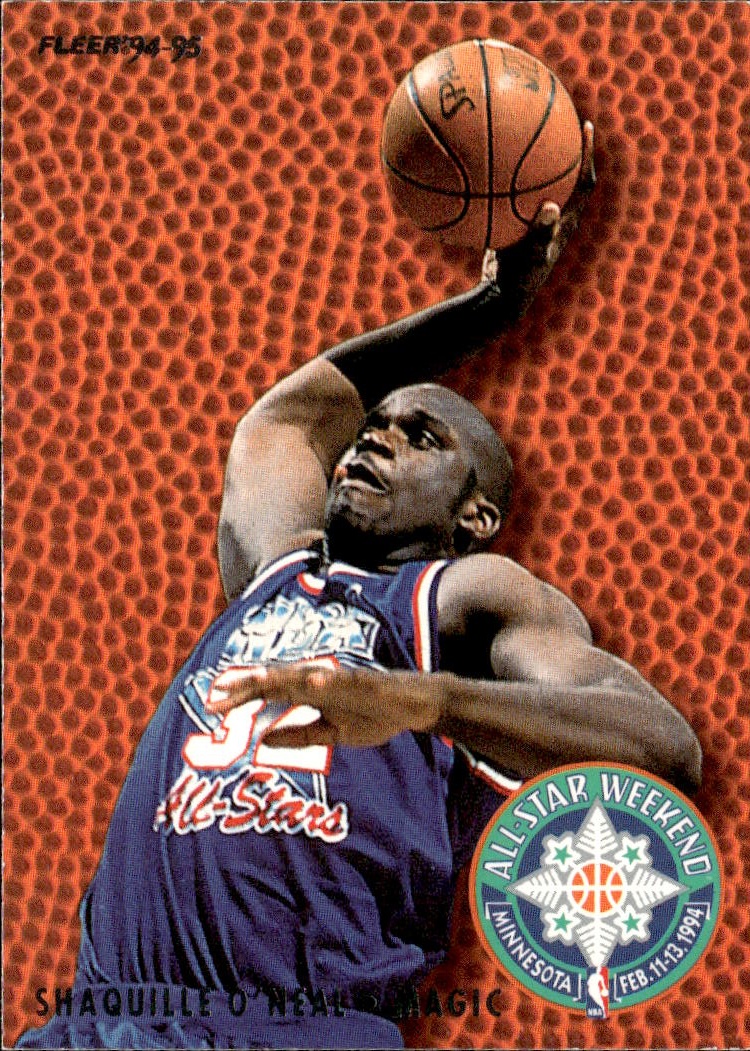 1994 Fleer All Stars Shaquille O'Neal graded slab