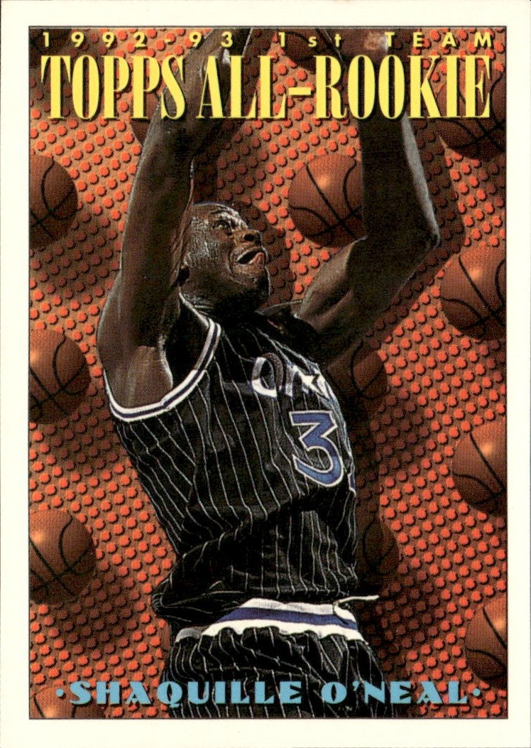 1993 Topps Shaquille O'Neal graded slab