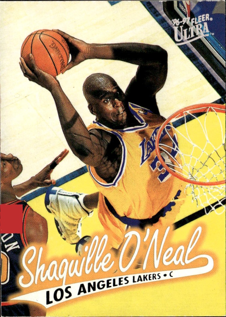 1996 Ultra Shaquille O'Neal graded slab