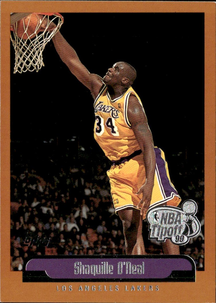 1999 NBA Tipoff Shaquille O'Neal graded slab