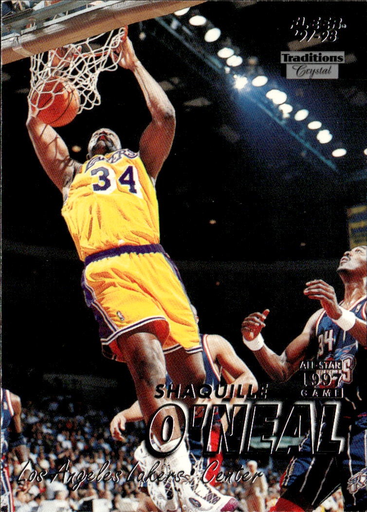 1997 Fleer Shaquille O'Neal graded slab