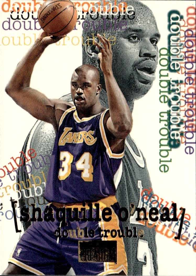 1996 Skybox Premium Shaquille O'Neal graded slab