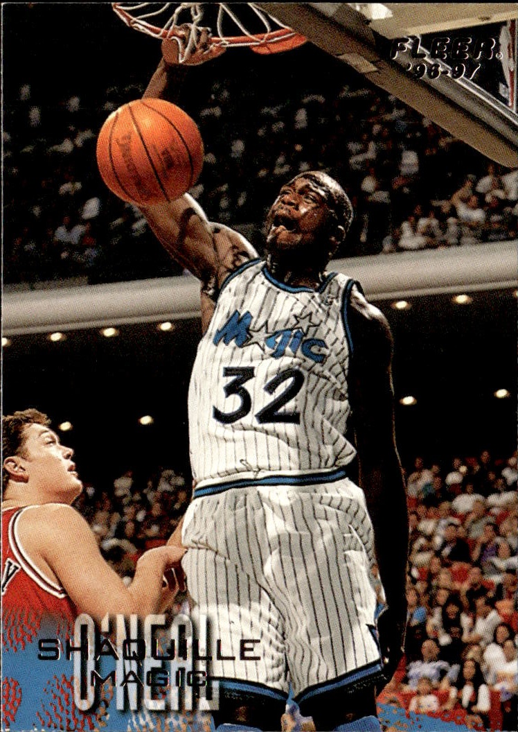 1996 Fleer Shaquille O'Neal graded slab