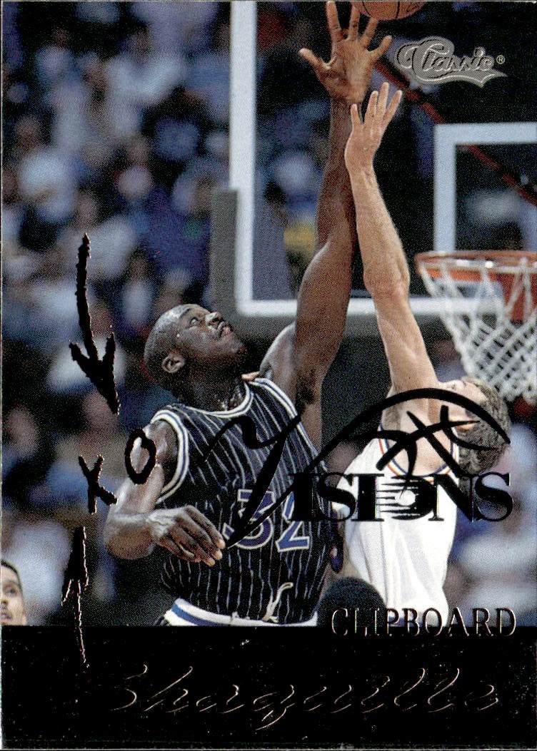 1995 Classic Visions Shaquille O'Neal graded slab