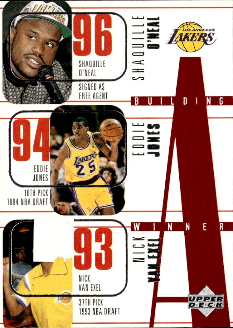 1996 Upper Deck Los Angeles Lakers graded slab