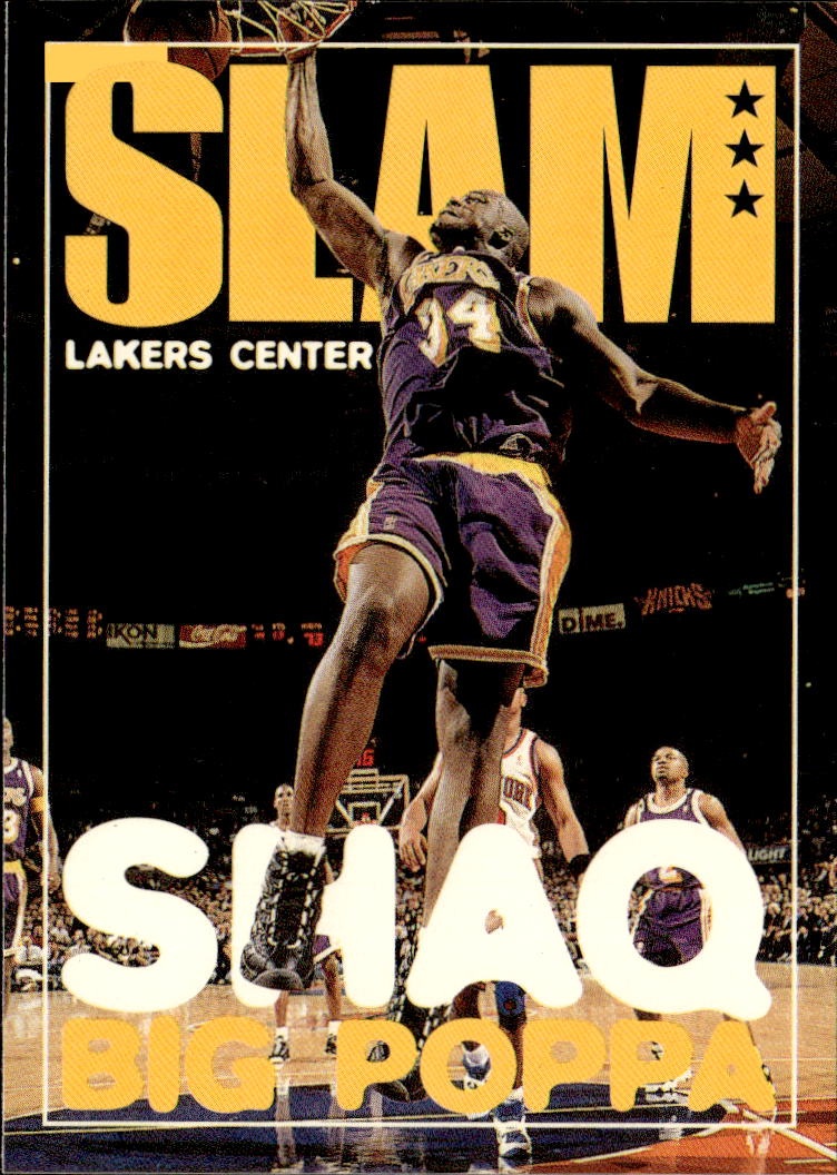 1996 Hoops Shaquille O'Neal graded slab
